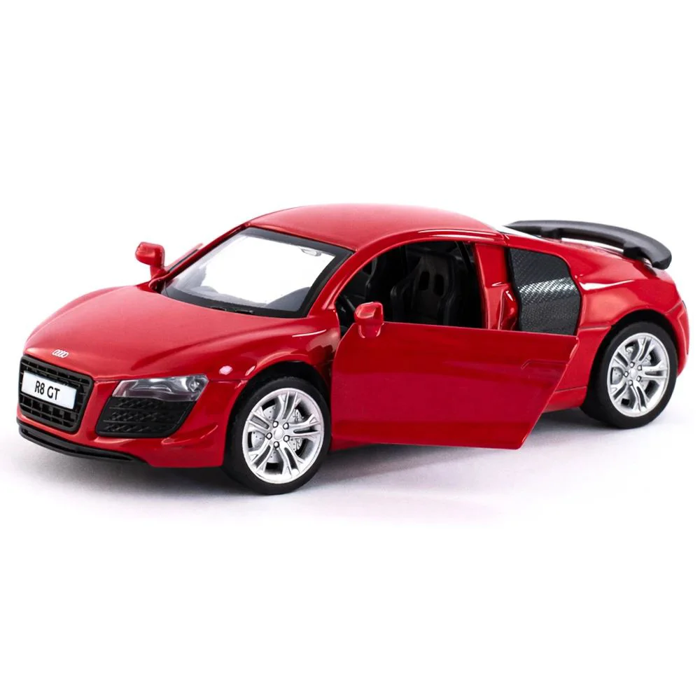 Металлическая машинка Audi R8 GT, масштаб 1:36, в ассортименте foto