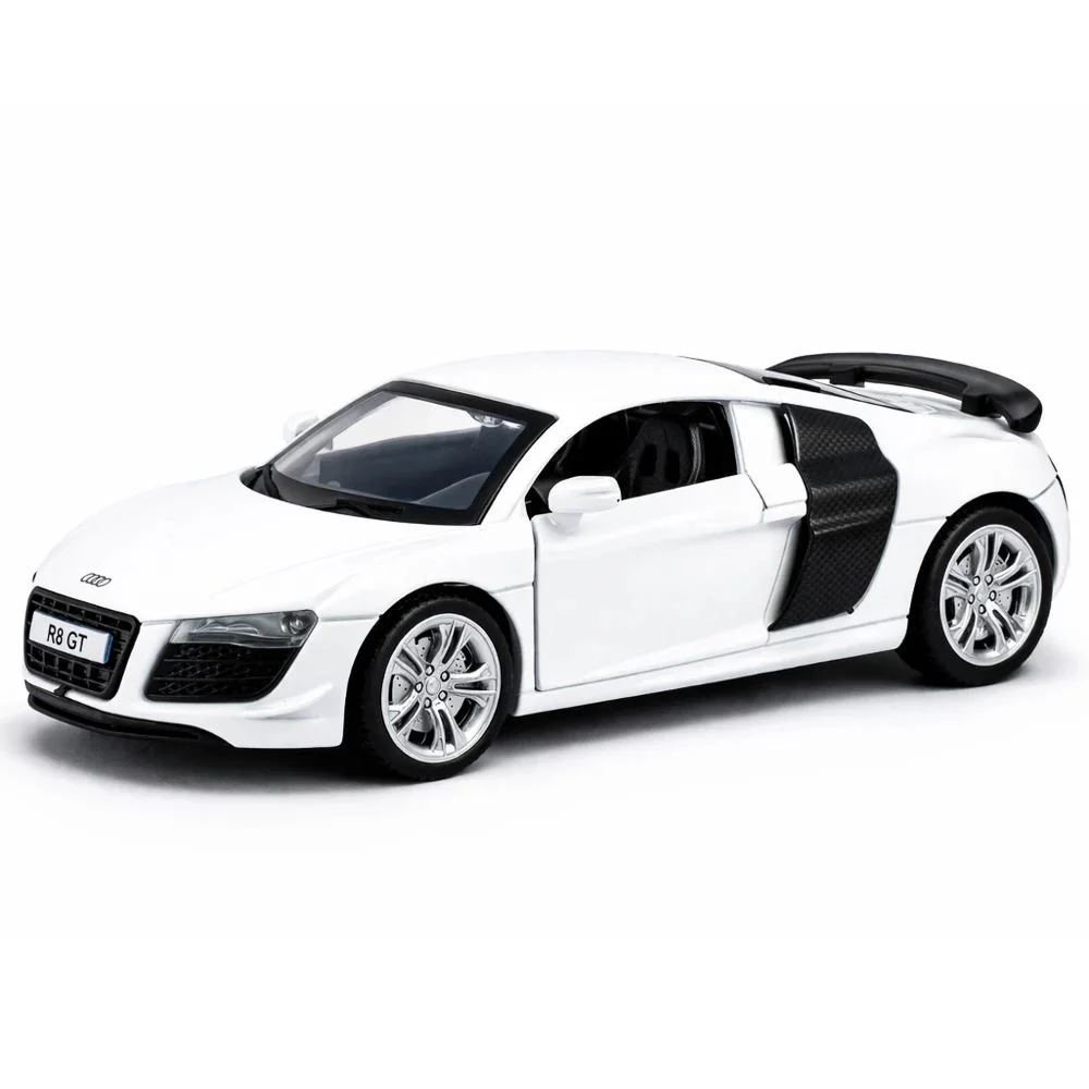 Металлическая машинка Audi R8 GT, масштаб 1:36, в ассортименте foto