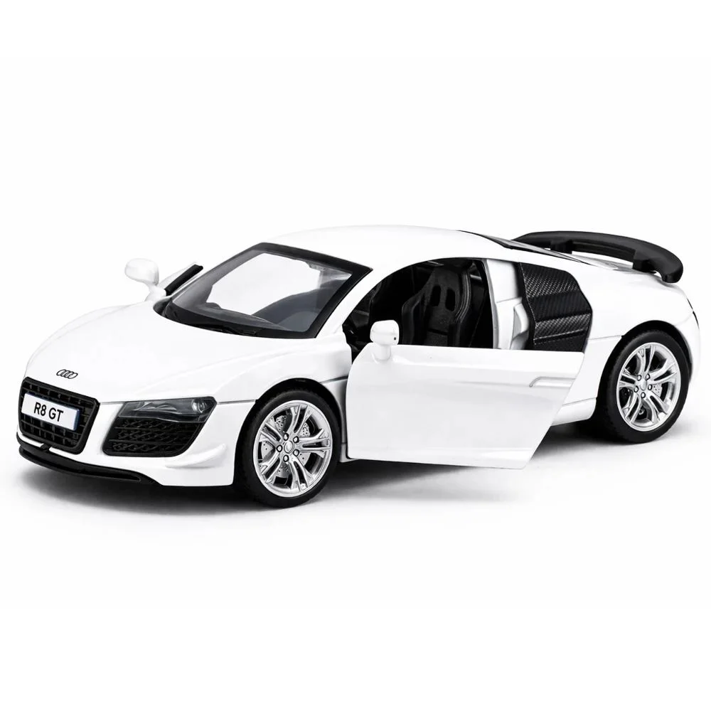 Металлическая машинка Audi R8 GT, масштаб 1:36, в ассортименте foto