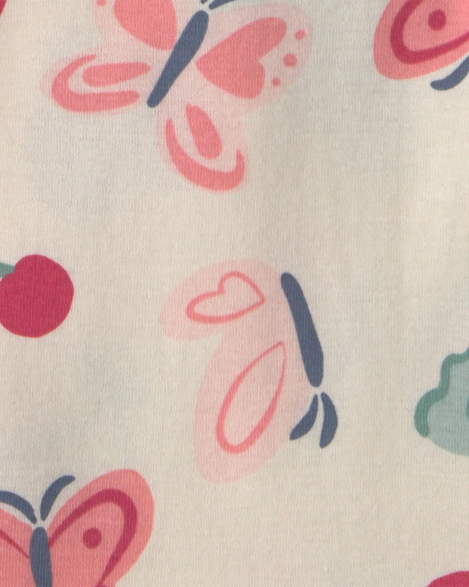 Carter's Set 5 body cu maneca scurta Cherry Butterfly Love foto