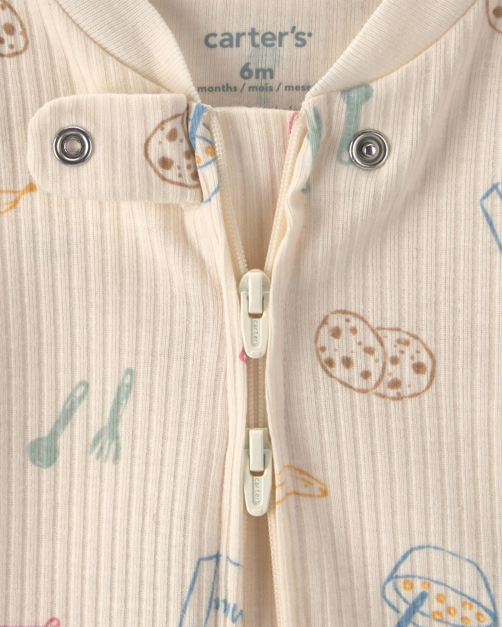 Carter's Pijama cu talpa Breakfast foto