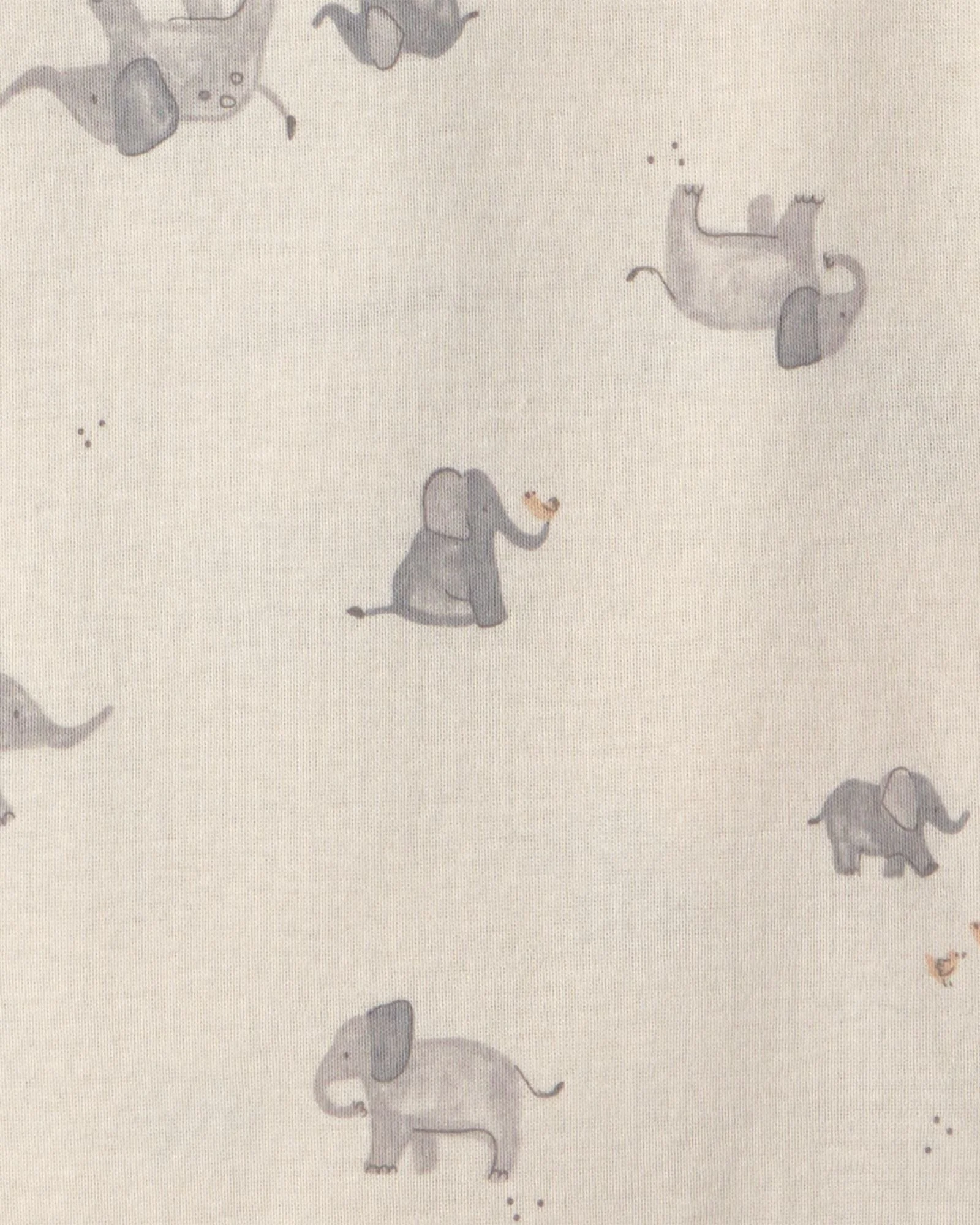 Carter's Set 3 body cu maneca scurta Elephant & Stripes foto