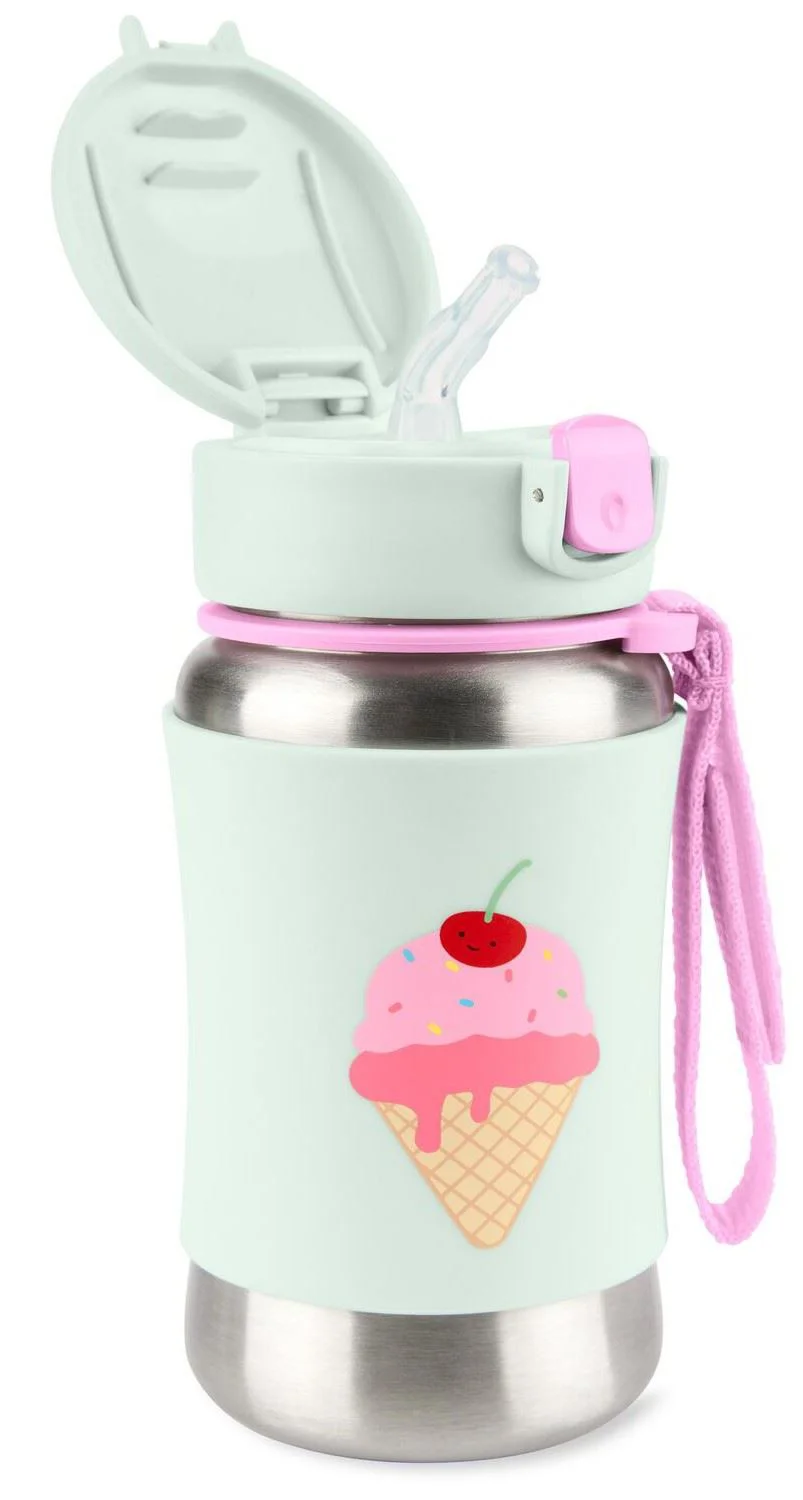 Поильник с трубочкой из нержавеющей стали Skip Hop Spark Ice Cream foto