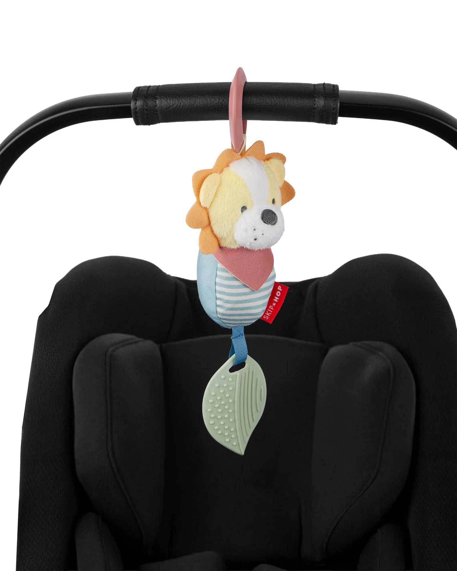 Jucarie zornaitoare si de dentitie Skip Hop Bandana Buddies Lion foto
