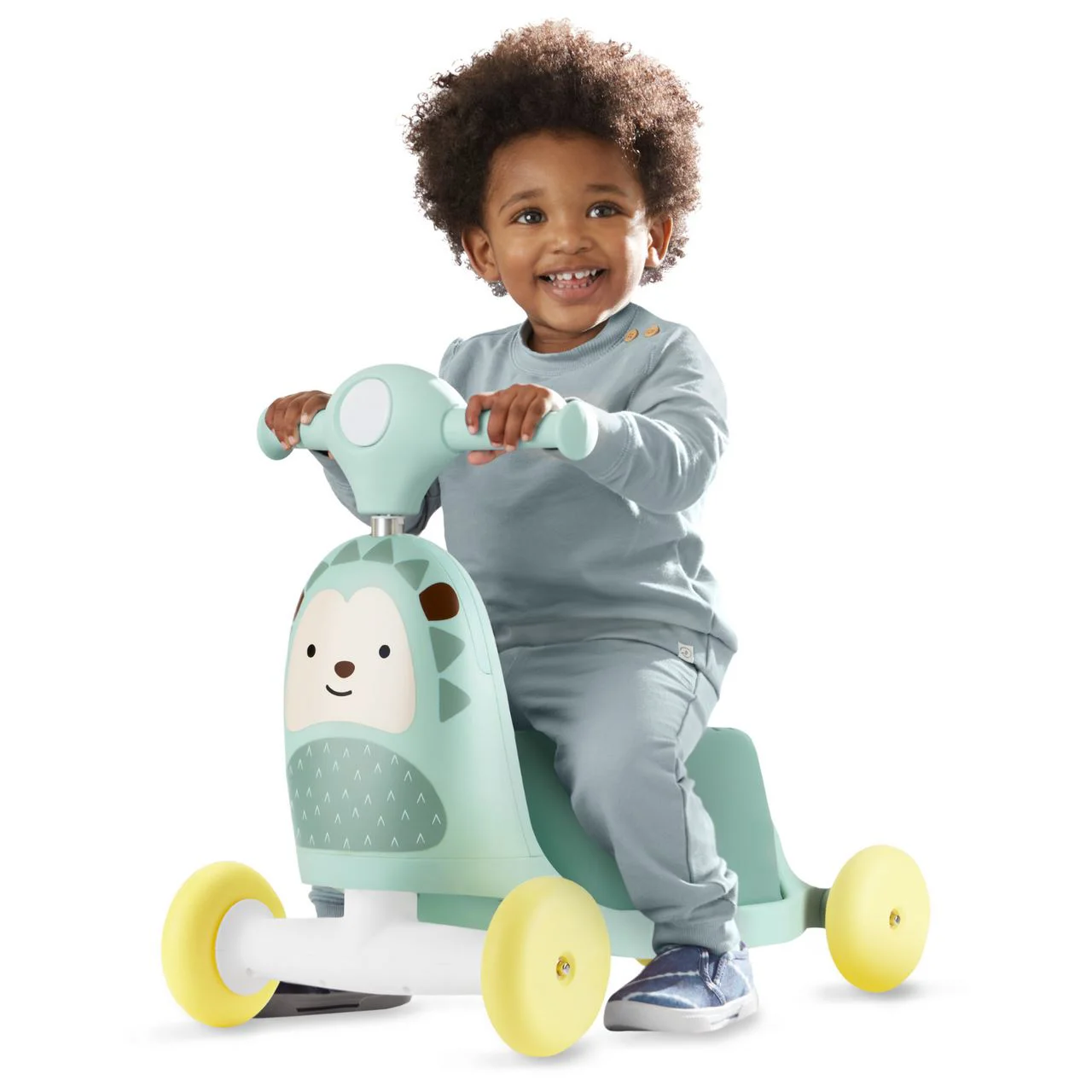 Trotineta 3 in 1 Skip Hop Zoo Ride On Hedgehog foto