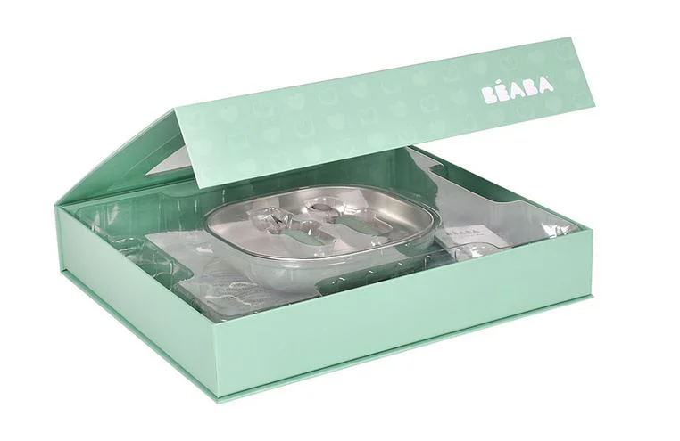 Set-cadou de masa Beaba Sage Green, 5 piese foto