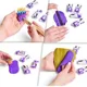 Воздушный пластилин Okto Colours Фиолетовый, 10 эл. foto