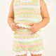 Orchestra Set 2 piese Citrus Baby - maiou si pantaloni scurti din tricot foto