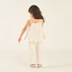 Orchestra Комплект 2 в 1 White Summer - топ на бретелях и штаны foto