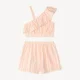 Orchestra Комплект 2 в 1 Pink Stripes - асимметричный топ и шорты foto