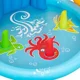 Piscina cu parasolar Bestway Scoica de mare, 115x89x76 cm foto