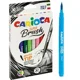 Set carioci cu varf pensula Carioca Super Brush, 10 buc. foto
