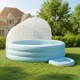 Piscina gonflabila cu acoperis Intex Canopy Lounge, 277x221x137 cm, 830 L foto