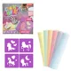 Набор мелков Unicorn Toi-Toys, 6 шт. + 4 трафарета foto