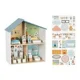 Casa de papusi din lemn cu figurine Tooky Toy, 14 buc. foto