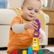 Set de constructie educativ Mattel Tractor cu animale foto