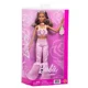Papusa Barbie "Fashionista in top roz din denim si blugi evazati" foto