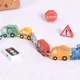 Jucarie din lemn de tras Tooky Toy Transport foto