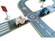 Set de joaca din lemn Tooky Toy Pista auto cu accesorii foto