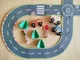 Set de joaca din lemn Tooky Toy Pista auto cu accesorii foto