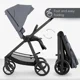 Carucior 3 in 1 KikkaBoo Mia Grey 2026 foto