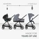 Carucior 3 in 1 KikkaBoo Mia Grey 2026 foto