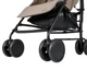 Carucior de plimbare KikkaBoo Beetle 2 Dark Beige foto