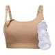 Бюстгальтер-топ для сцеживания без рук Momcozy YN08 Skin, 2XL foto