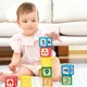 Деревянные кубики с силиконовыми краями Hape, 10 шт. foto