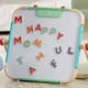 Set de litere magnetice Hape, 70 buc. foto