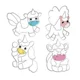 Set de creatie magnetic cu folie Dodo "Unicorni" foto