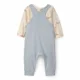 Carter's Set 2 piese Whale - salopeta si tricou cu maneca lunga foto