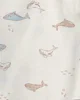 Carter's Set 3 piese Whale - bluza kimono, caciulita si pantaloni cu talpa foto