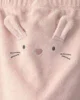 Carter's Set 3 piese Terry Bunny - vesta cu gluga, pantaloni si body foto