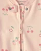 Carter's Pijama cu talpa din bumbac Strawberry Love foto