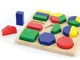 Puzzle - sorter din lemn Viga Toys Blocuri geometrice foto