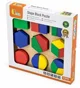 Puzzle - sorter din lemn Viga Toys Blocuri geometrice foto