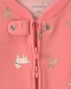 Carter's Pijama cu talpa Pink Doggy foto