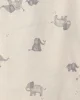 Carter's Set 3 body cu maneca scurta Elephant & Stripes foto