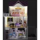 Casuta din lemn cu mobilier pentru papusi, 19 piese foto
