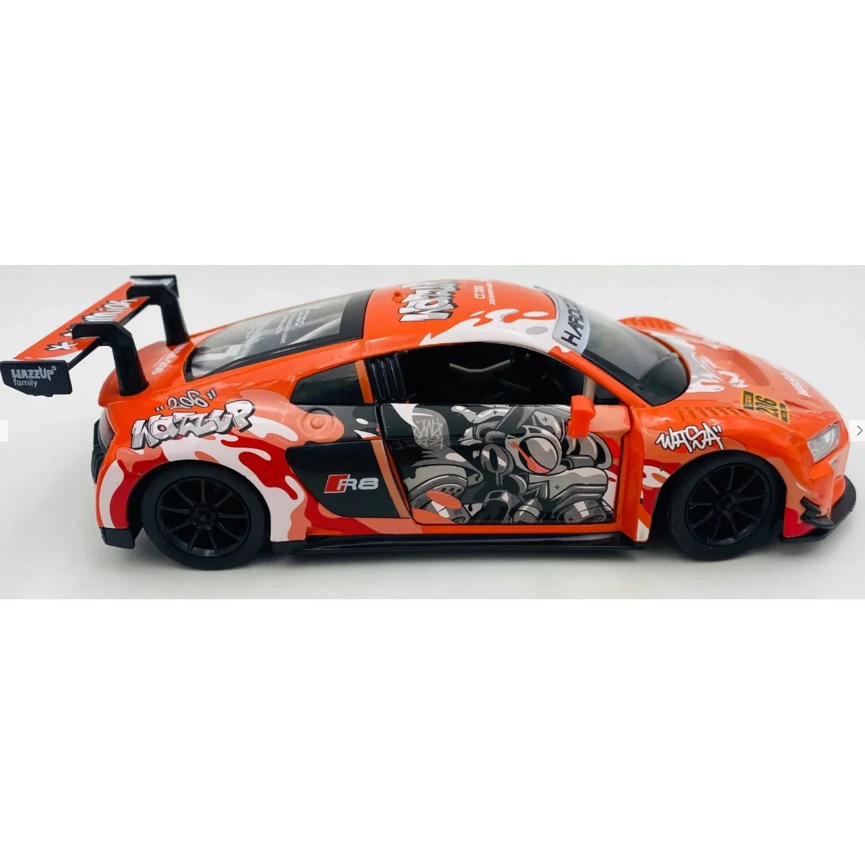 Металлическая машинка Audi R8 LMS, масштаб 1:24 foto