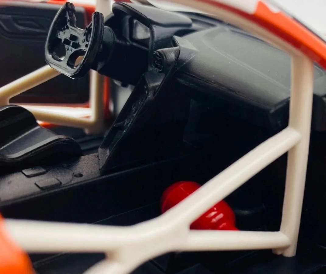 Металлическая машинка Audi R8 LMS, масштаб 1:24 foto