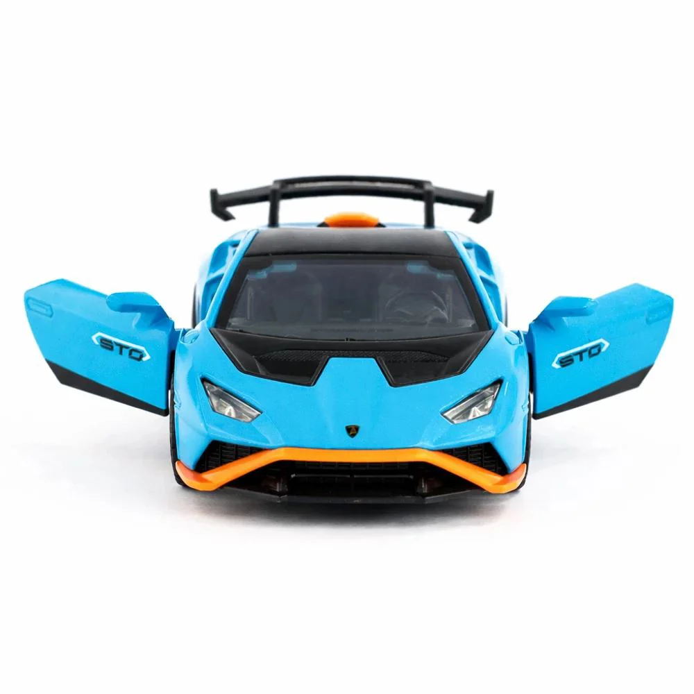 Металлическая машинка Lamborghini Huracán STO с инерционным механизмом, 1:36, в асс. foto