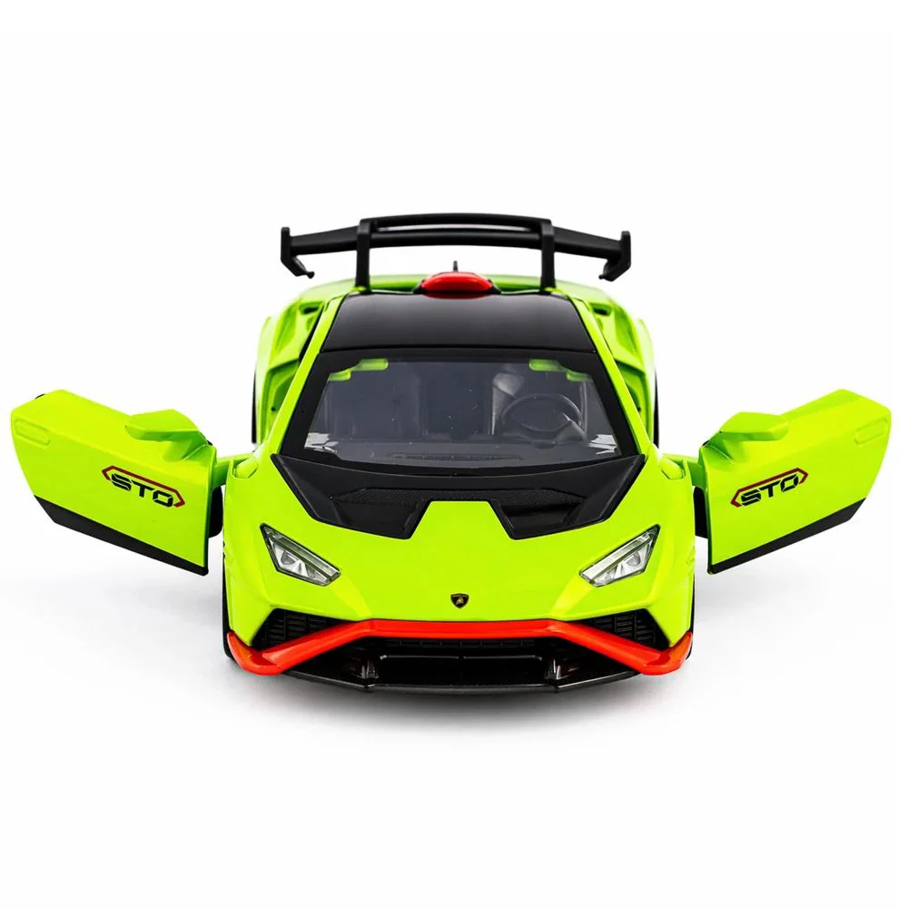Металлическая машинка Lamborghini Huracán STO с инерционным механизмом, 1:36, в асс. foto