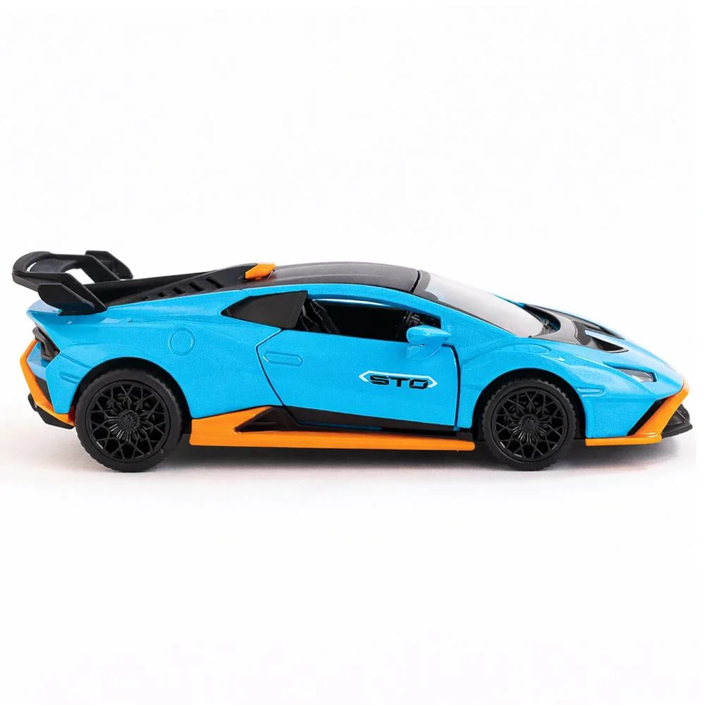 Металлическая машинка Lamborghini Huracán STO с инерционным механизмом, 1:36, в асс. foto