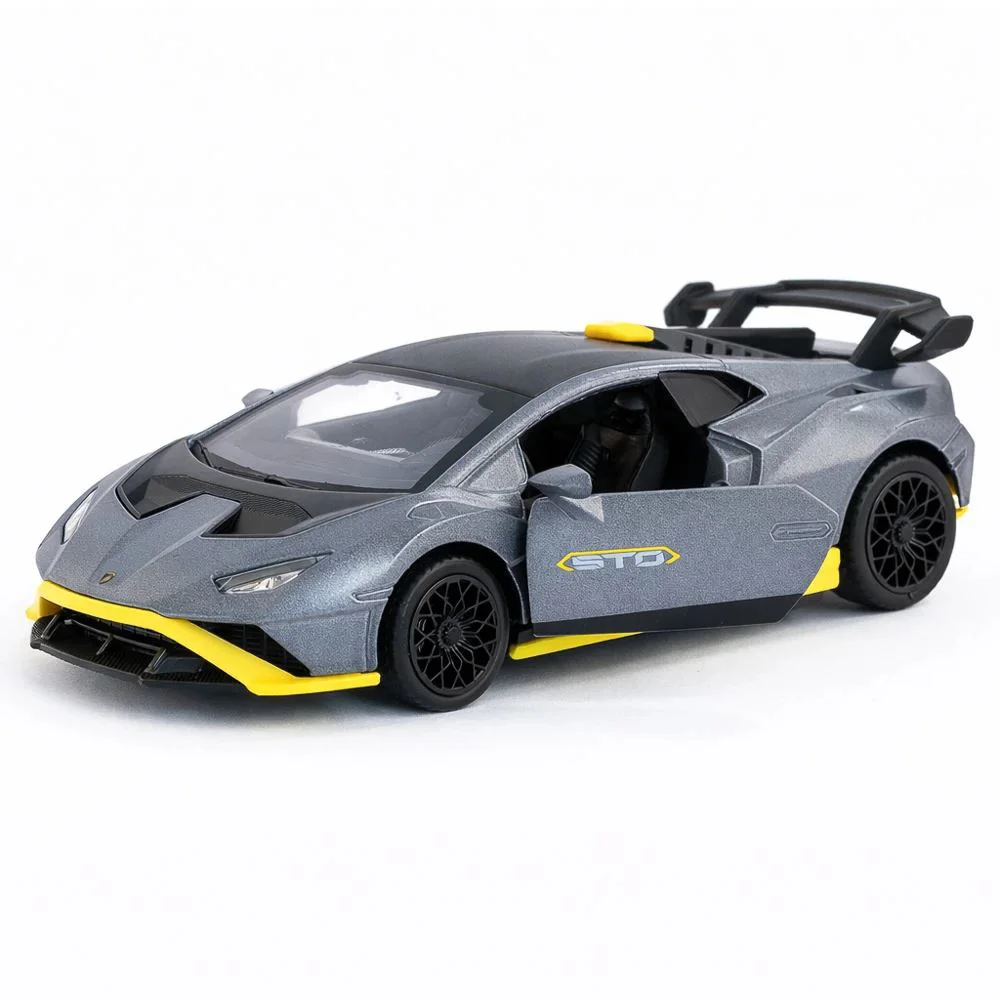 Металлическая машинка Lamborghini Huracán STO с инерционным механизмом, 1:36, в асс. foto