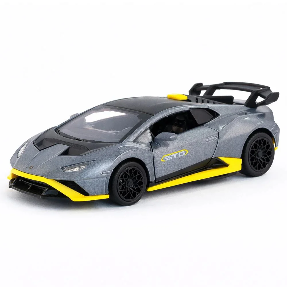 Металлическая машинка Lamborghini Huracán STO с инерционным механизмом, 1:36, в асс. foto