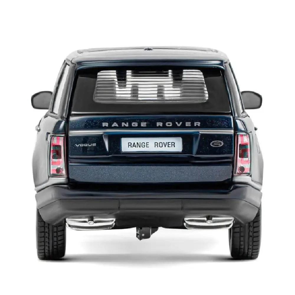 Металлическая машинка Range Rover с инерционным механизмом, светом и звуком, Синяя, 1:24 foto