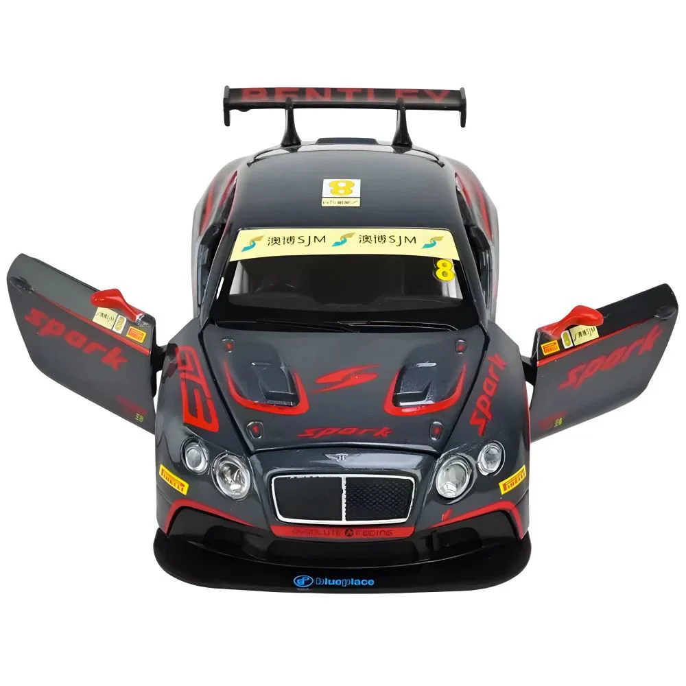 Металлическая машинка Bentley Continental GT3 Concept сo светом и звуком, 1:24 foto