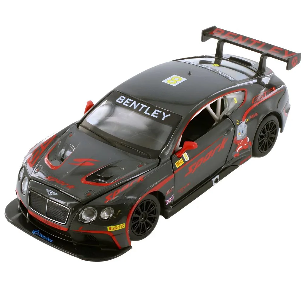 Металлическая машинка Bentley Continental GT3 Concept сo светом и звуком, 1:24 foto